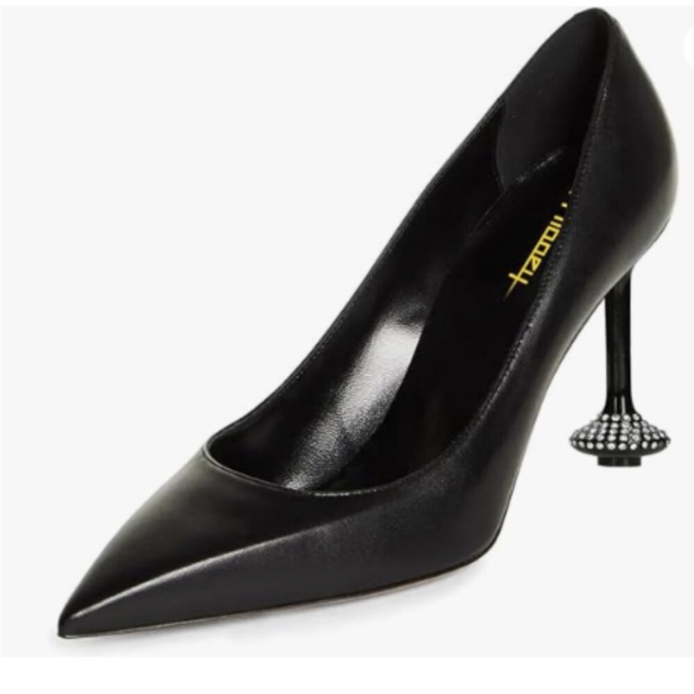 Chic Black Designer Stiletto Heels